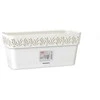 Stefanplast Vazonas OPERA GAIA lovelis su vand. rez. 2,75 L 30x13x12 cm balta sp. 88700 STEF