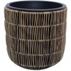 Home4You Vazonas pintas D27xh28cm, šviesiai ruda