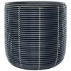 Home4You Vazonas pintas D35xh36cm, melsvai juoda