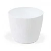 Bikuva.lt Vazonas plastikinis su lėkštute MAGNOLIA Jumper h18*⌀21cm 5L