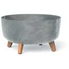 Vazonas PROSPERPLAST Gracia Low Betono sp. 14,3l