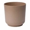 FORM PLASTIC Dekoratyvinis gėlių vazonas Satina Eco Ø17cm H16.8cm plastikinis/rudas