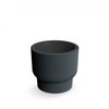 Vazonas su įdėklu 14/10 l D299xH270 mm antracitas MILLY Prosperplast