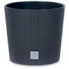 Vazonas su įdėklu 4,75/4 l D200xH190 mm antracitas RATO ROUND Prosperplast