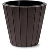 Bikuvalt Vazonas WOODE 54L D488xH457 mm ruda sp. Prosperplast