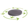 Prosperplast Vazono padėklas MOBILE PLATFORM ROUND, su ratukais, juodos sp., 39 x 4,5 cm