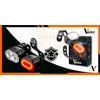 Vedor Dviračio žibintas priekyje ir gale įkraunamas USB LED apšvietimo rinkinys