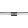 Veidrodžių LED šviestuvas EGLO Palmital, IP44, 11W, 3000K, 1350lm, juodos sp., 60x6,5x8cm