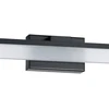 Veidrodžių LED šviestuvas EGLO Palmital, IP44, 11W, 3000K, 1350lm, juodos sp., 60x6,5x8cm