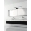 Sieninis šviestuvas Veidrodžių LED šviestuvas EGLO Pandella, IP44, 11W, 4000K, 1350lm, juodos sp., 60 x h4 cm