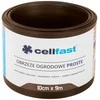 Cellfast Vejos krašto juosta H10cm L9m plastikinė/ruda