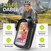Velmia dviračio rėmo krepšys, atsparus vandeniui - mobiliojo telefono laikiklis