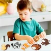 Veltinio siuvimo rinkinys - Gyvūnai miške DIY 12 vnt, dovanos vaikams
