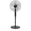 Ventiliatorius ETA | Naos Fan | ETA260790000 | Stand Fan | 50 W | Diameter 43 cm | Greičių skaičius 4 | Oscillation | Remote control | Juodas