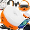 Verke Led darbo ir kempingo lempa su powerbank ir saulės įkrovimu