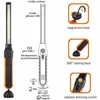 Verke V87516 Led dirbtuvinė lempa su magnetu ir kabliu, Usb