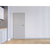 Vidaus durų varčia Trim soft, pilkos sp., mat., 744 x 2030 x 40 mm, kairė