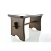VIDUTINĖS RUDOS taburetės RYCZKA WOODEN STOOL virtuvės taburetė su platforma FSC