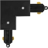 Vienfazio bėgelio L formos sujungimas TRACKLIGHT, juodas