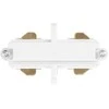 Vienfazio bėgelio tiesus sujungimas TRACKLIGHT, baltas