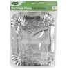 Vienkartinis padėklas maistui 22x28 cm sidabro spalvos Algon BA01043175333