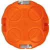 Simet Vienvietė pagilinta dėžutė į gipso kartoną Vilma, 68x58,5mm, 560 °C, IP20, oranžinės sp.