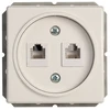 Kompiuterio lizdas VILMA STANDARD ST 150 be rėmelio, 1 vietos (1xRJ45 CAT5E UTP), baltas