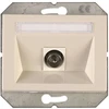 Kompiuterio lizdas VILMA XP 500 be rėmelio (1xRJ45 CAT5E UTP AMP), baltas