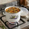 Viking EMALINIS PUODAS DIDELĖS DUJŲ INDUKCIJOS 20 cm 4,5 L LEVENDŲ PAPRASTAS SMOOTH