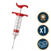 Vilcor Švirkštas / Mėsos injektorius + 3 adatos 30 ml Raudonas Universalus