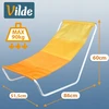 Vilde 2x GARDEN BEACH gultai, turistinio kempingo sulankstomas nešiojamas fotelis