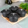 Vilde 4x ketaus puodas, puodas, indas, ramekinas, patiekimui, gratina, 250 ml