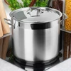 Vilde DIDELIS GASTRONOMINIS PLIENINIS PUODAS SU KEPIMO DANGIU 14L 28cm