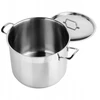 Vilde DIDELIS GASTRONOMINIS PLIENINIS PUODAS SU KEPIMO DANGIU 10L 26cm