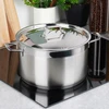 Vilde DIDELIS ORION PUODAS SU dangteliu, NERŪDijantis PLIENAS 26 CM 8,2L PREMIUM