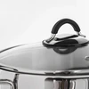 Vilde DIDELIS PLIENINIS PUODAS SU STIKLINIU DANGIU, DUJŲ INDUKCINIS, 26 CM, 10,6 L