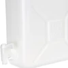Vilde Jerrycan extra-fort - [MARQUE] - su švaraus vandens kraneliu 5 litrai - Balta ir žalia - Kemperis