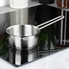 Vilde MAŽAS PLIENINIS PUODAS SU RANKENE INDUKCIJAI IR DUJOMS 600ml 12cm