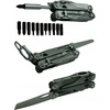 VILKS MULTITOOL daugiafunkcinis kišeninių peilių rinkinys STAINLESS SURVIVAL plieno dėklo antgaliai