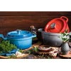 VINTAGE CUISINE puodas VC2P2218BL20CP Mėlyna Ombre 22 cm
