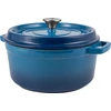 VINTAGE CUISINE puodas VC2P2218BL20CP Mėlyna Ombre 22 cm