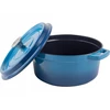 VINTAGE CUISINE puodas VC2P2218BL20CP Mėlyna Ombre 22 cm