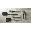 Silikoninis teptukas Vinzer 50206, juodas, 25,5 cm
