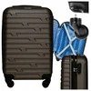Vip Collection DIDELIS KELIONINIS lagaminas ANT RATAI NUIMAMI RATAI 102L 28" ABS BRAWA DGRY