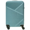 Vip Collection DIDELIS KELIONINIS lagaminas ANT RATAI NUIMAMI RATAI 28" 102L ABS Sidabrinis MĖLYNA