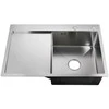 Bikuva.lt Virtuvinė kriauklė NT AB 780x510mm Nerūdijančio plieno Satino apdaila