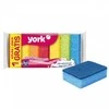 Virtuvinės kempinėlės Lux York 10x6.5x3cm/6+1vnt. įvairių spalvų