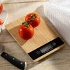 Virtuvinės svarstyklės Alpina - Cyfrowa waga kuchenna bambusowa 5kg