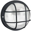 Visuomeninis šviestuvas SPECTOR LIGHT, IP44, E27, 100W, 230 V, juodos sp., Ø18,5x9,5cm
