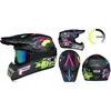 Visureigio šalmas paspirtukui Full Face, dydis L 59-60 cm + akiniai NEMOKAMAI